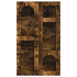 Armoire lavabo de salle de bain chêne marron 91x35x60 cm 474026474026