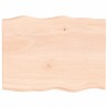 Miroir de bain 50x70 cm bois de manguier massif et verre 474066474066