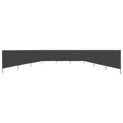 Salon de jardin 7 pcs avec coussins noir résine tressée 474206474206