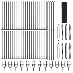 Ensemble de mobilier de salle de bain avec étagère 2 pcs Marron 474451474451