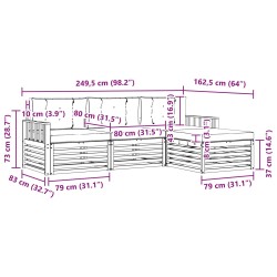 Salon de jardin avec coussins 9 pcs beige résine tressée 474495474495