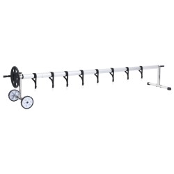 Salon de jardin 11 pcs avec coussins noir résine tressée 474558474558