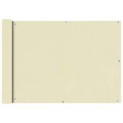 Salon de jardin 5 pcs avec coussin Crème Bois d'acacia solide 474563474563