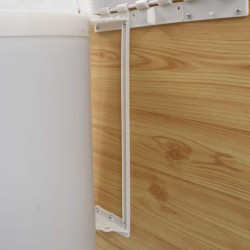 Salon de jardin 11 pcs avec coussins noir résine tressée 474579474579