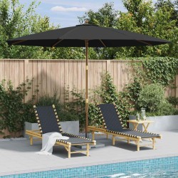 Salon de jardin 7 pcs avec coussins noir résine tressée 474689474689