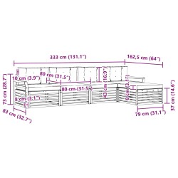 Salon de jardin 10 pcs avec coussins noir résine tressée 474766474766