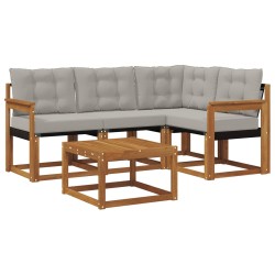 Ensemble à manger de jardin 7 pcs Résine tressée Gris 474770474770