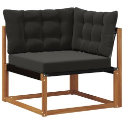 Ensemble de panneau de clôture WPC 792x(105-186) cm Noir     474794474794