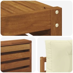 Salon de jardin 11 pcs avec coussins noir résine tressée 474815474815