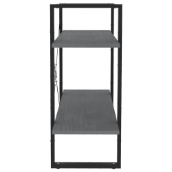 Clôture à anneau piqué Noir 200 x 130 cm Acier enduit de poudre 475084475084