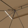  Belvédère 4x3x2,7 m Taupe 160 g/m² 