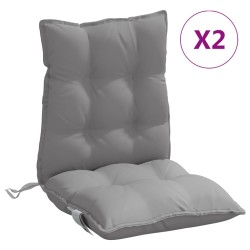 Ensemble de canapé de jardin avec coussin 6 pcs Gris polyrotin 475480475480