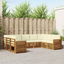 Ensemble à manger de jardin avec coussins 7 pcs Noir 476673476673