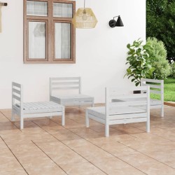 Ensemble de canapés d'extérieur 5 pcs Naturel et Beige 478044478044