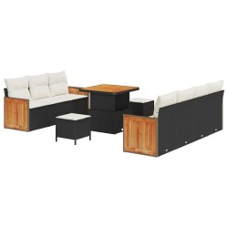 Ensemble de canapés d'extérieur 4 pcs Naturel et Crème 478085478085