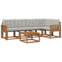 Salon de jardin 11 pcs avec coussins noir résine tressée 478551478551