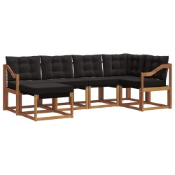 Clôture de jardin 7 pcs Blanc 11,9 x 0,6 m 478561478561