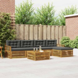 Salon de jardin avec coussins 10 pcs beige résine tressée 478643478643