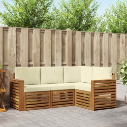 Salon de jardin avec coussins 9 pcs beige résine tressée 478645478645