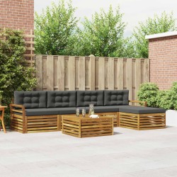 Salon de jardin avec coussins 10 pcs beige résine tressée 478680478680