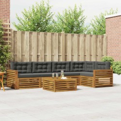 Salon de jardin avec coussins 10 pcs beige résine tressée 478684478684
