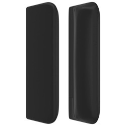 Ensemble de bar d'extérieur 7 pcs coussins Résine tressée Noir 478955478955