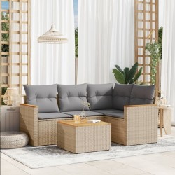 Ensemble de salle à manger pour jardin 9 pcs Noir et Marron 478964478964