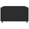 Ensemble de canapé de jardin avec coussin 11 pcs Noir polyrotin 479054479054