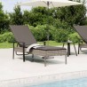 Ensemble de canapé de jardin avec coussin 9 pcs Noir Poly rotin 479071479071
