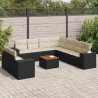 Salon de jardin 7 pcs avec coussins bois de pin imprégné 479115479115