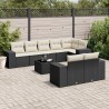 Salon de jardin avec coussins 4 pcs bois d'acacia massif 479124479124