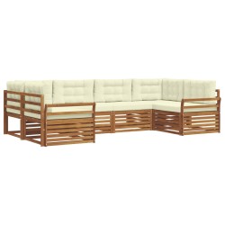 Ensemble de canapé de jardin 6 pcs Beige Poly rotin 479177479177