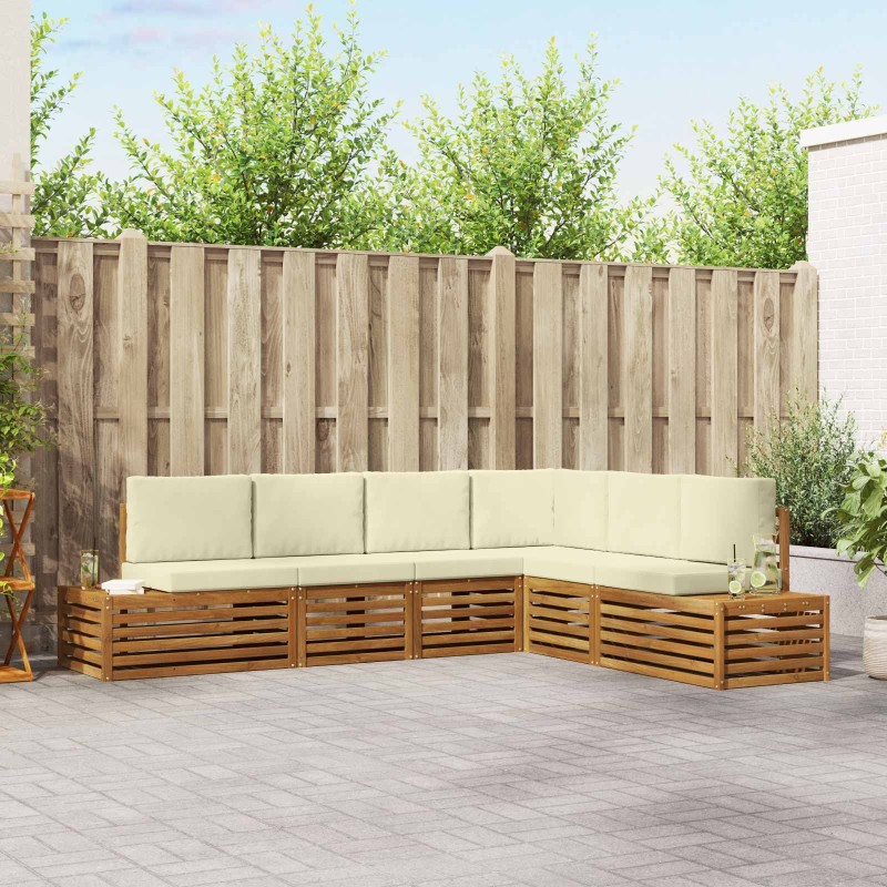 Ensemble de canapé de jardin 11 pcs Gris Poly rotin 479197479197