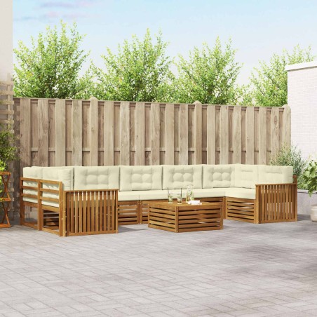 Ensemble de canapé de jardin 5 pcs Gris clair Poly rotin 479214479214