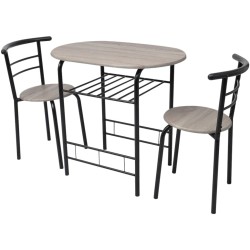 Ensemble à manger de jardin coussins 7pcs Résine tressée Noir 479339479339