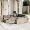 Chaises de jardin et coussins lot de 8 Bois acacia solide Gris 479361479361