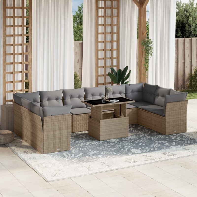Chaises de jardin lot de 4 coussins à carreaux gris Teck solide 479392479392