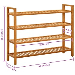 Salon de jardin 6 pcs avec coussins bois massif 479395479395