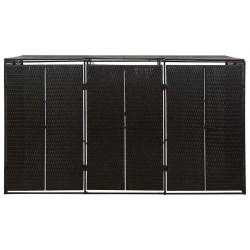 Salon de jardin 6 pcs avec coussins gris clair résine tressée 479403479403