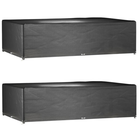 Salon de jardin 10 pcs avec coussins marron résine tressée 479447479447