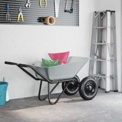 Salon de jardin avec coussins 6 pcs marron résine tressée 479504479504