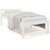Chaises de jardin lot de 8 et coussins blanc crème Teck solide 479582479582
