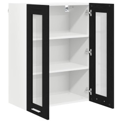 Ensemble à manger de jardin coussins 5pcs Noir Résine tressée 479612479612