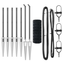 Ensemble de salle à manger pour jardin 5 pcs Noir polyrotin 479654479654