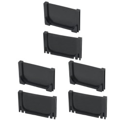 Ensemble de canapé de jardin 9 pcs Noir Poly rotin 479795479795