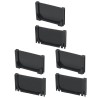 Ensemble de canapé de jardin 9 pcs Noir Poly rotin 479795479795