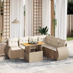 Chaises de jardin avec coussins taupe lot de 6 Bois teck massif 479900479900