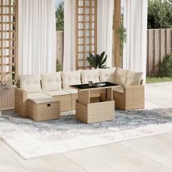 Chaises de jardin lot de 6 avec coussins Bois d'acacia solide 480035480035
