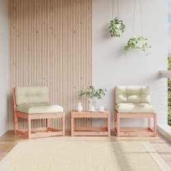 Ensemble à manger de jardin et coussins 11 pcs mélange beige 480107480107