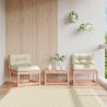 Ensemble à manger de jardin et coussins 11 pcs mélange beige 480107480107